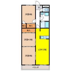 ハイツ百年の物件間取画像